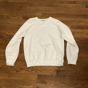 Koch white crew neck